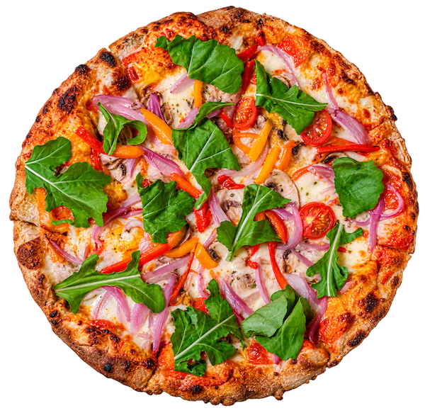 Pizza del huerto