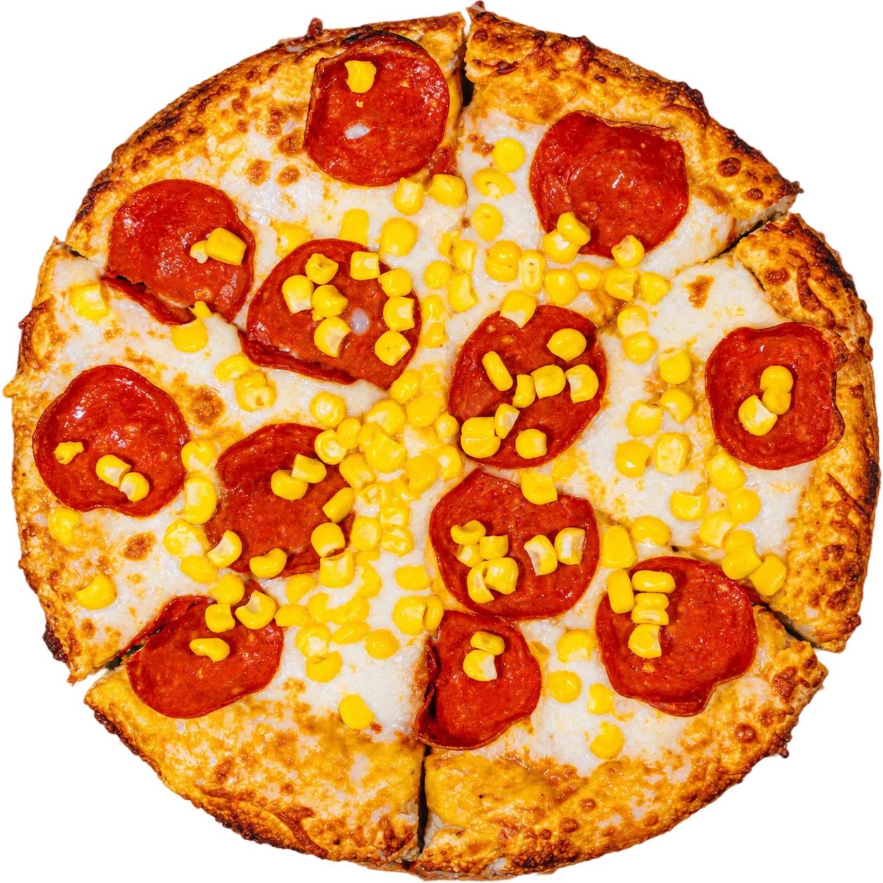 Pizza pepperoni maiz